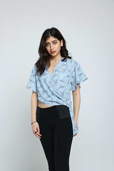 Kitschen Floral Wide-Sleeve Top
