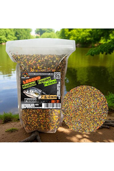 Aqua Pelete AquaCarp Legend Method Feeder 2&4mm Fish Mix 1.5 Kg