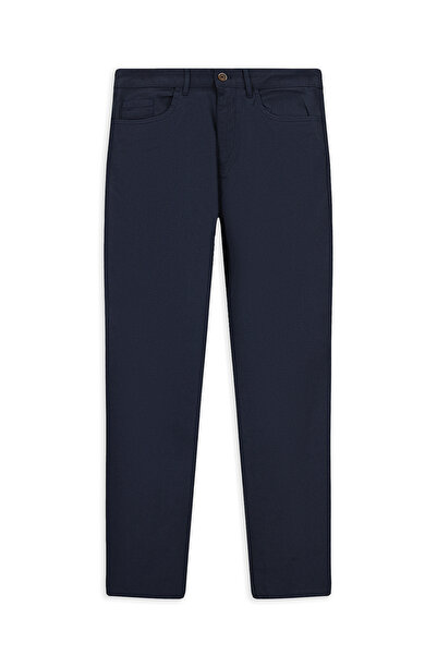 Kiğılı Slim Fit Slim Fit Patterned Lycra Canvas / Chino Trousers