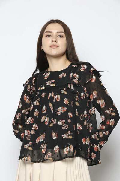 Nichii Floral Printed Top