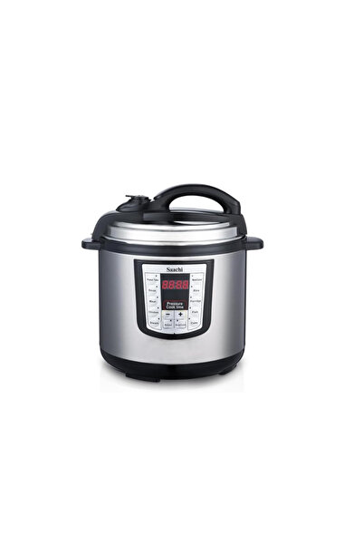 SAACHİ Electric Pressure Cooker 6.0 Liter 1000 Watt Black