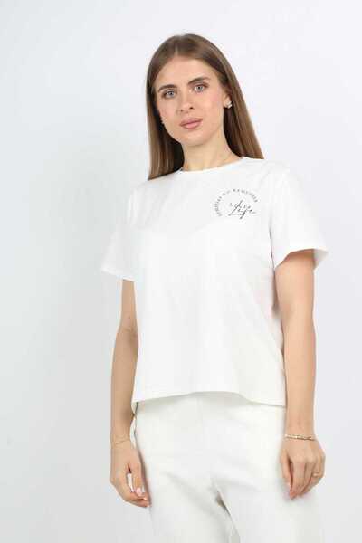 mica Cotton Short-Sleeve Top