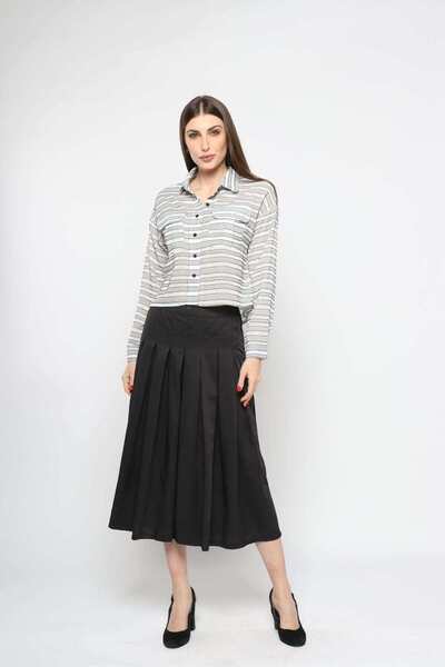 Kitschen Striped Long-Sleeve Top