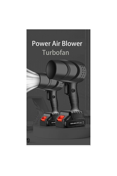 Flippy Multifunctional Portable Air Blower, Flippy, Auto Charging, 1500 mAh, Speed 25000 RPM, Black