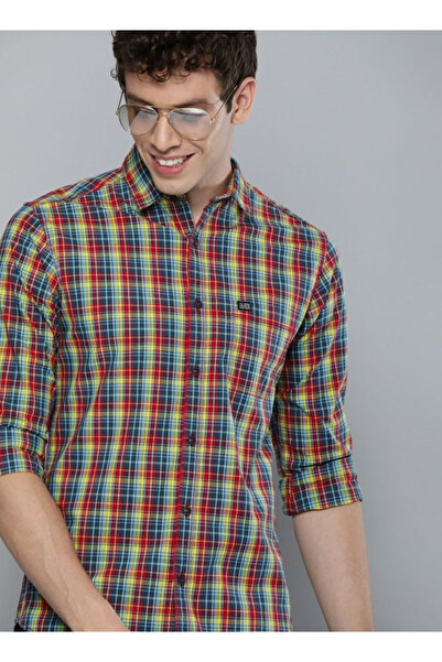 The Indian Garage Co By Styli Men Multi Slim Fit Checked Shirt