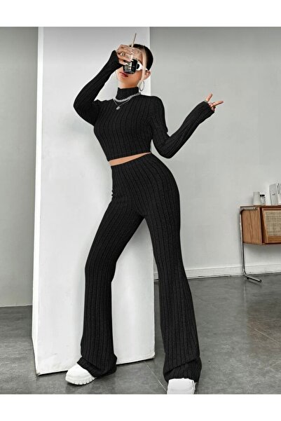 LUVIENNA Set dublu material reiat pentru femei