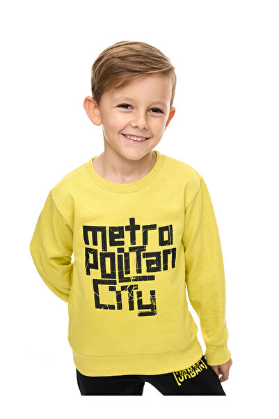 Victor and Jane By Styli Boys Multi Printed Sweatshirt and Joggers Set