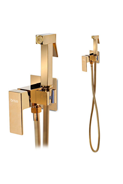 2H Concealed bidet faucet, bidet faucet, toilet faucet, gold bathroom