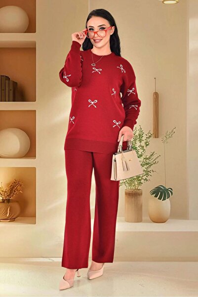 Icon Kadın İkili Triko Siyah ALT-ÜST Takım