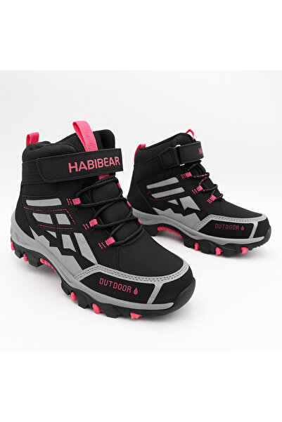 Bitmedeniste Çocuk Outdoor Kışlık Su Geçirmez Bot - Kaymaz Taban, Renk Seçenekli