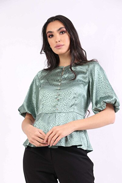 Nichii Printed Short-Sleeve Top