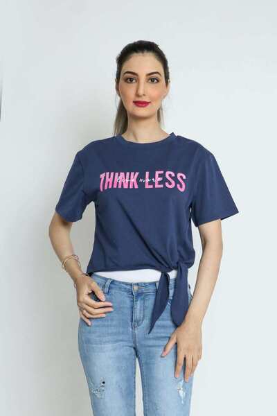 Kitschen Cotton Short Tie-Side Top