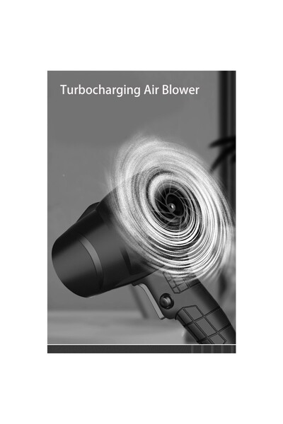 Flippy Multifunctional Portable Air Blower, Flippy, Auto Charging, 1500 mAh, Speed 25000 RPM, Black