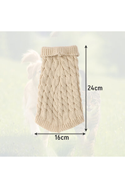 zola Vesta pentru animale de companie, Zola, gaura pentru prindere lesa, marimea S, 24 x 16 cm, bej