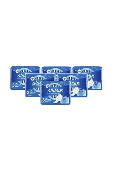 Always Set 6 x Absorbante Ultra Night & Day cu aripioare, 7 buc