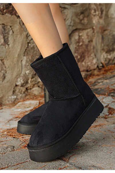 doremodam Μπότες Sophia Black Suede