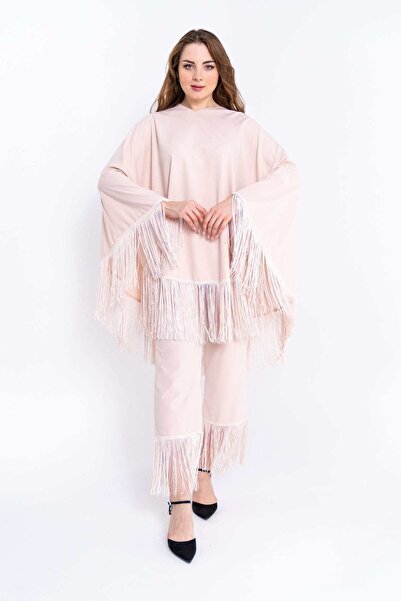 DALYDRESS بلوزة كبيرة الحجم بفتحة رقبة على شكل حرف V مع هامش