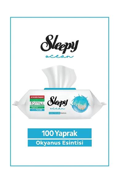 Sleepy Yüzey Temizlik Havlusu 100lü - Okyanus Ferahlığı ve Okyanus Esintisi