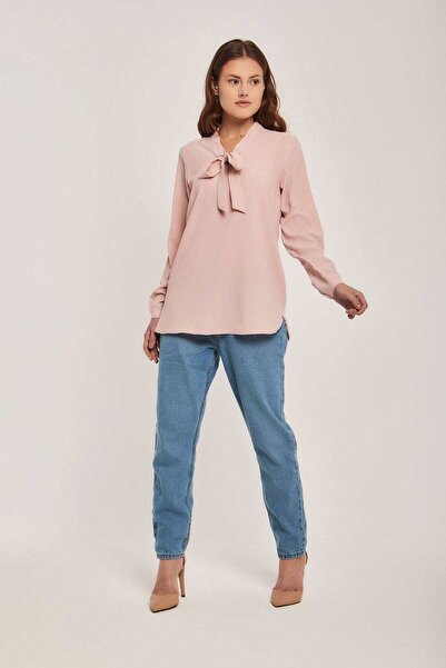 DALYDRESS Solid Tie-Waist Top