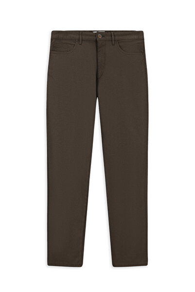 Kiğılı Regular Fit Patterned Lycra Canvas / Chino Pants