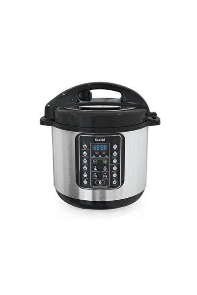 SAACHİ Saatchi 14-in-1 Multifunctional Pressure Cooker 5.0 Liter 900.0 Watt Silver, Saatchi
