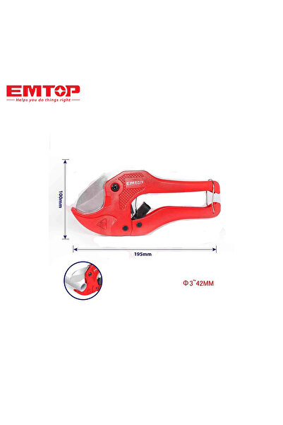 EMTOP 42mm Plastic Pipe Cutter, from