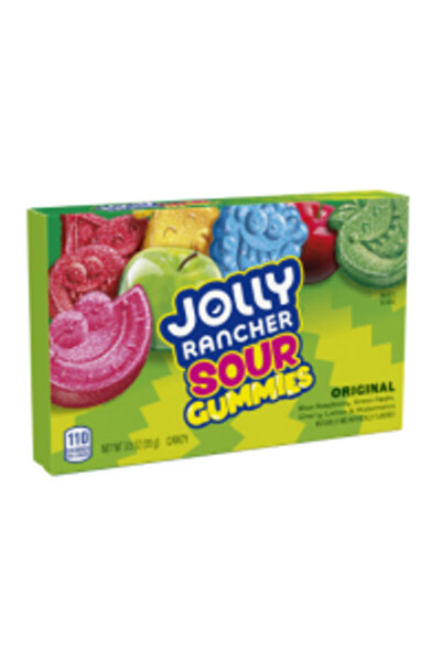 Jolly Rancher Gummies Sour Theatre Box - arome de fructe acre 99g