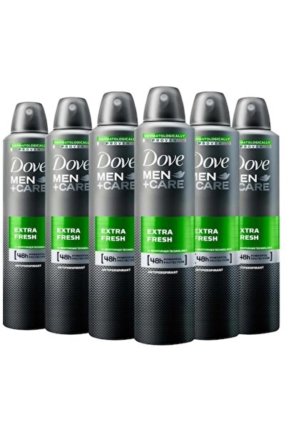 Dove Set 6 x Antiperspirant Men + Care Extra Fresh, 48h protection, 250 ml
