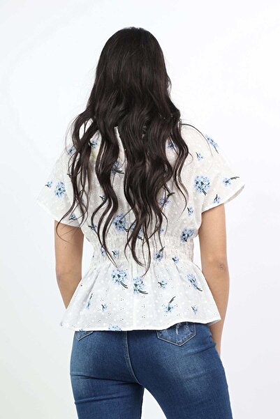 mica Floral Fitted Top