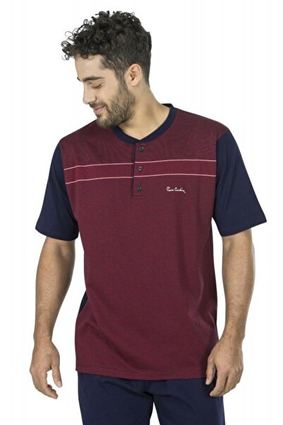 Pierre Cardin 5452 Men's Cotton Jacquard 3-Piece Pajama Set