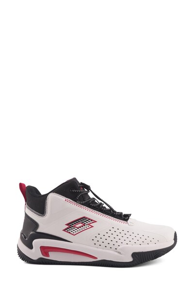 Lotto Comfortable Lace-Up Basketball Shoes Sneakers White