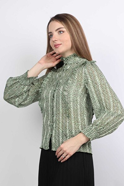 Nichii Floral Crew-Neck Long-Sleeve Top