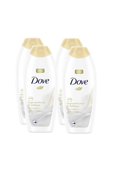 Dove Set 4 x Spumant de baie Seta Preziosa, 750 ml