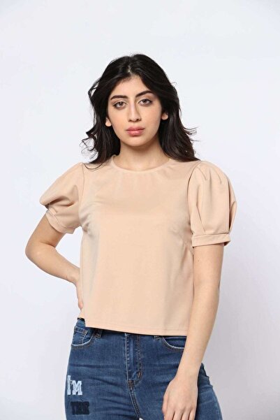 mica Solid Short-Sleeve Top