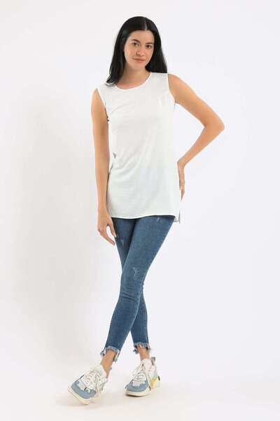 CARINA Solid Sleeveless Top