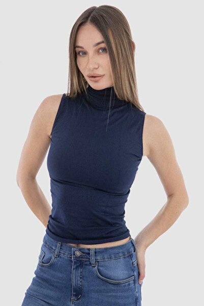 CARINA High-Neck Sleeveless Top
