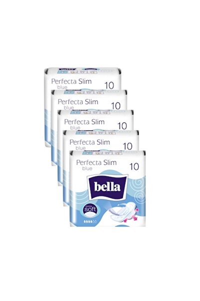 Bella Set 5 x Absorbante Perfecta Slim Blue Ultra Touch, 10 bucăți