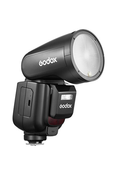 Godox V1 Pro Nikon Uyumlu Yuvarlak Kafa Tepe Flaşı