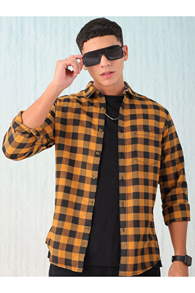 HardSoda By Styli Men Checkered Casual Shirt