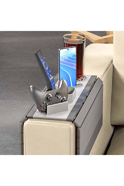 3Durak Dijital Üretim Merkezi Kolçak Tepsisi – Katlanabilir Koltuk Üstü Organizer Tepsi