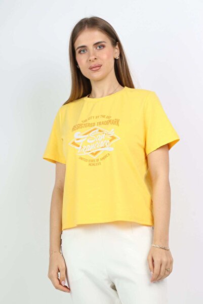 mica Casual Cotton Short-Sleeve Top