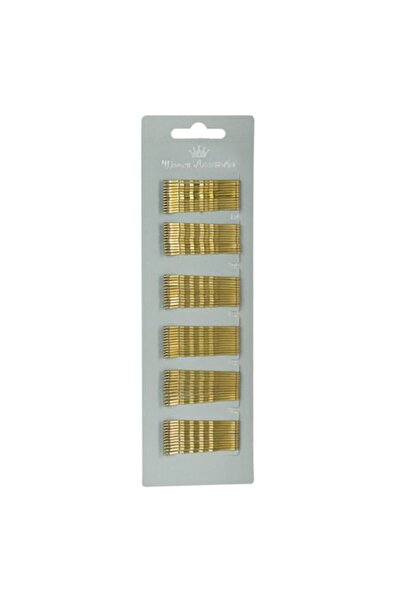 SHOPIENS Set 72 agrafe de păr Shopiens® pentru femei, culoare bronz, 4,8 cm