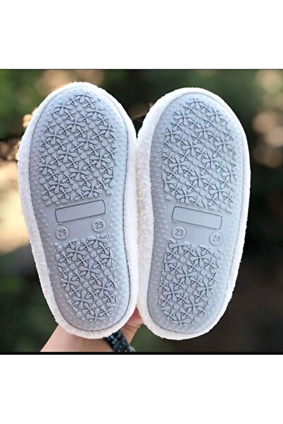 Pandalina Kız çocuk Panduf Kaydırmaz Taban Babet Model Anaokulu Kreş Ev Ayakkabısı