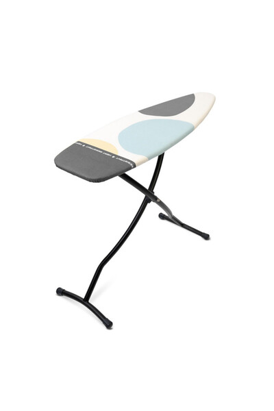 Brabantia Masă de călcat D 1003386, 135x45 cm, 7 poziții, zonă de călcat rezistentă la căldură, alb/gri