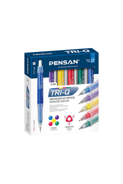 Pensan Tri- Q Versatil Uclu Kalem 0.7mm