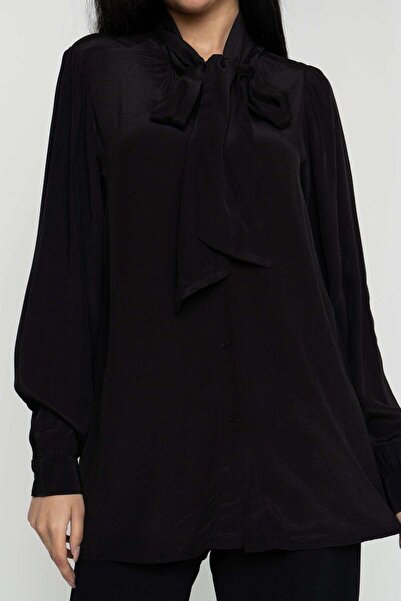 DALYDRESS Solid Tie-Front Top