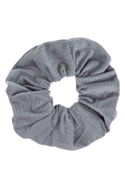 SHOPIENS Elastic de păr MYONNA, pentru femei, catifea cu nervuri, gri