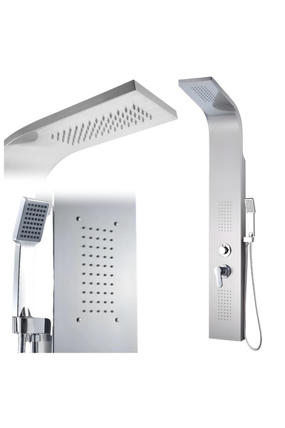2H Shower Panel Faucet - Nickel Plated