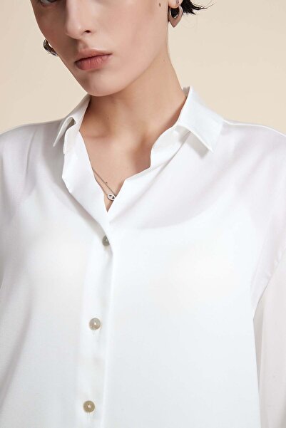Yola Solid Long-Sleeve Top with Buttons