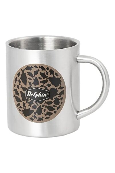 DELPHİN Carpath Insulated Mug - 300ml, Stainless Steel, Double Wall